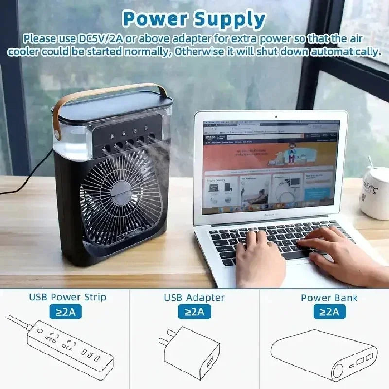 Nawilżacz powietrza chłodzący USB